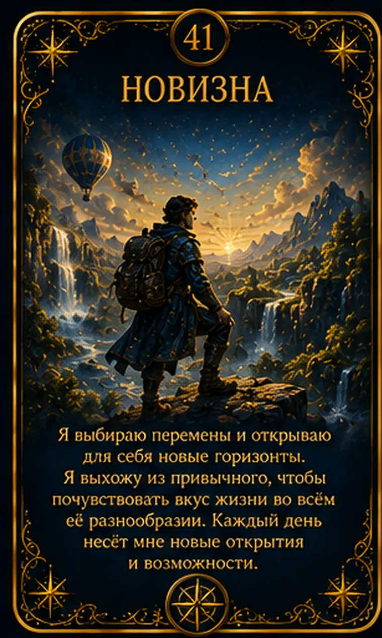 Карта ценности «Новизна»