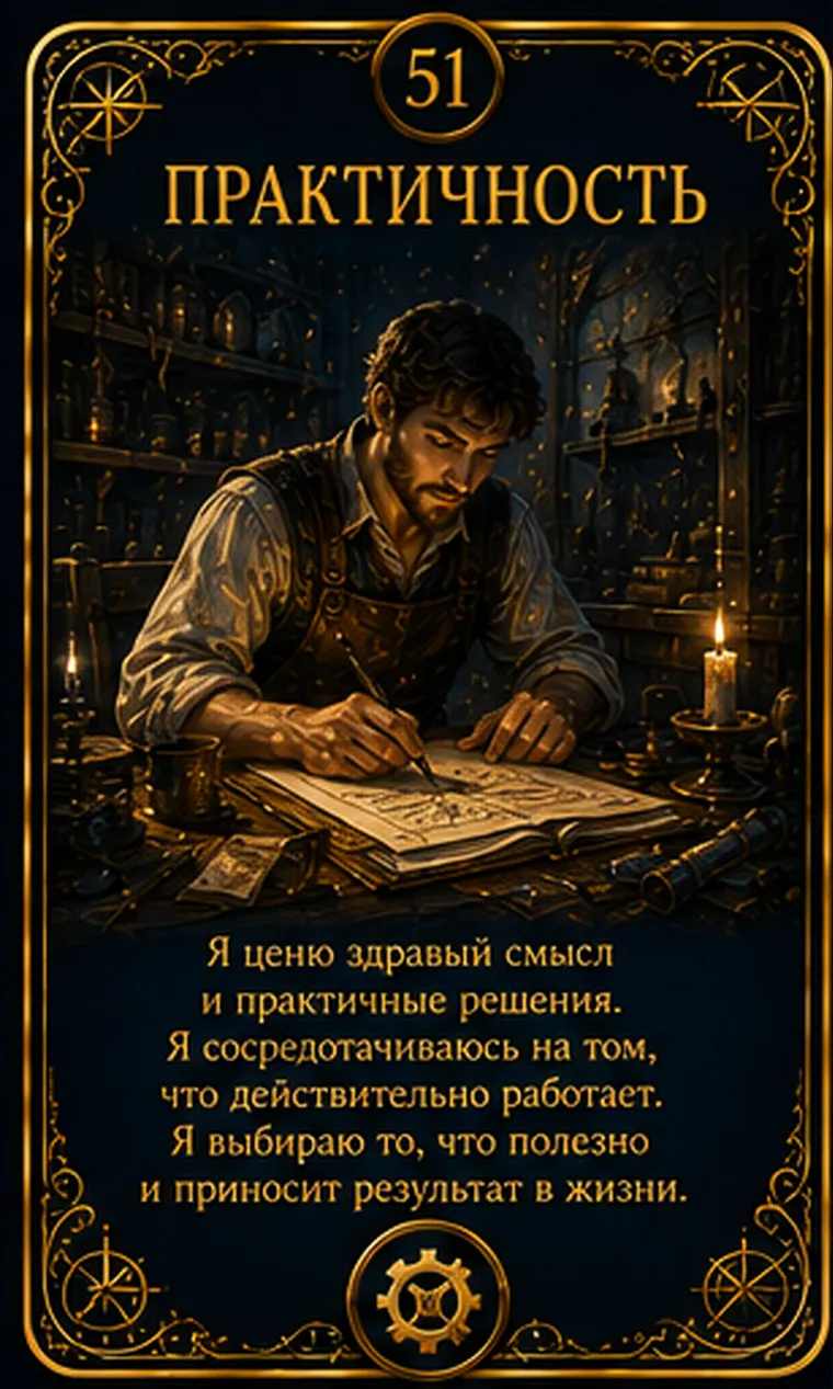 Карта ценности «Практичность»