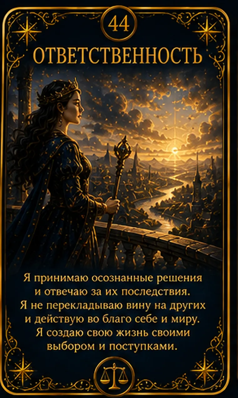 Карта ценности «Ответственность»