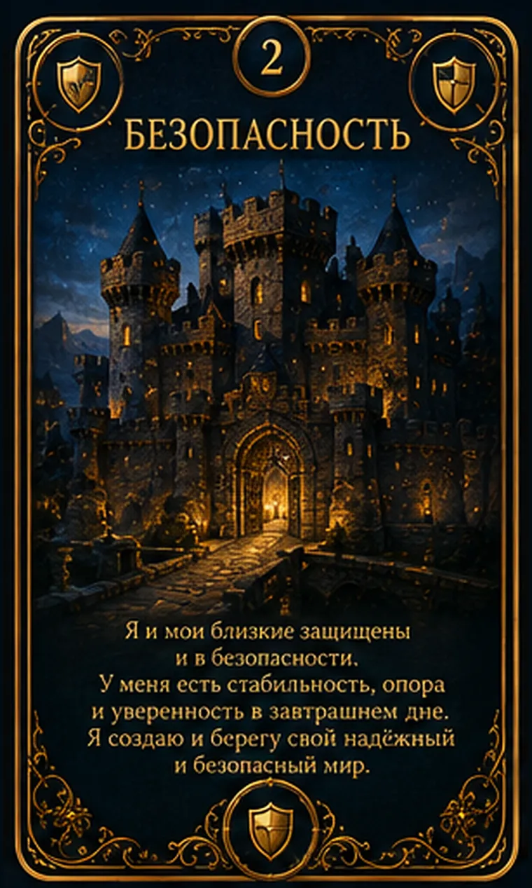 Карта ценности «Безопасность»